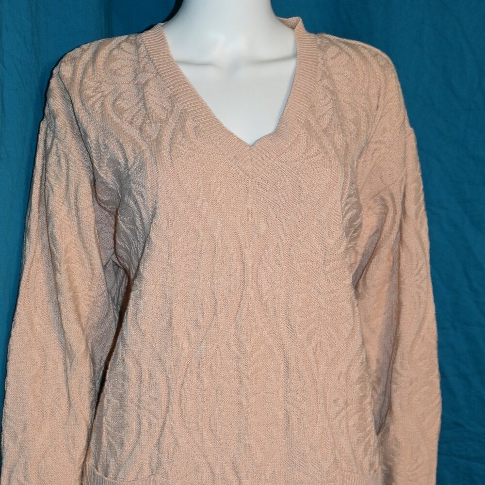 80's Sweater with removable lace collar
